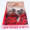Autumn Leaves on Silk and Cashmere Scarf/Shawl